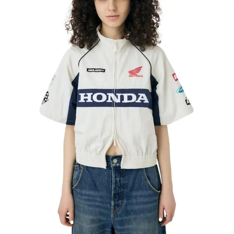 MOUSSY HONDA Collaboration Jackets & Coats Women's White-2