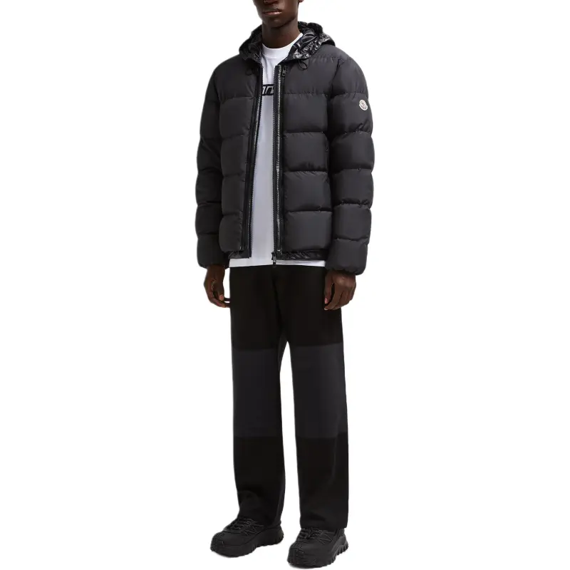 Moncler Zip Up Hooded Puffer Jacket-5