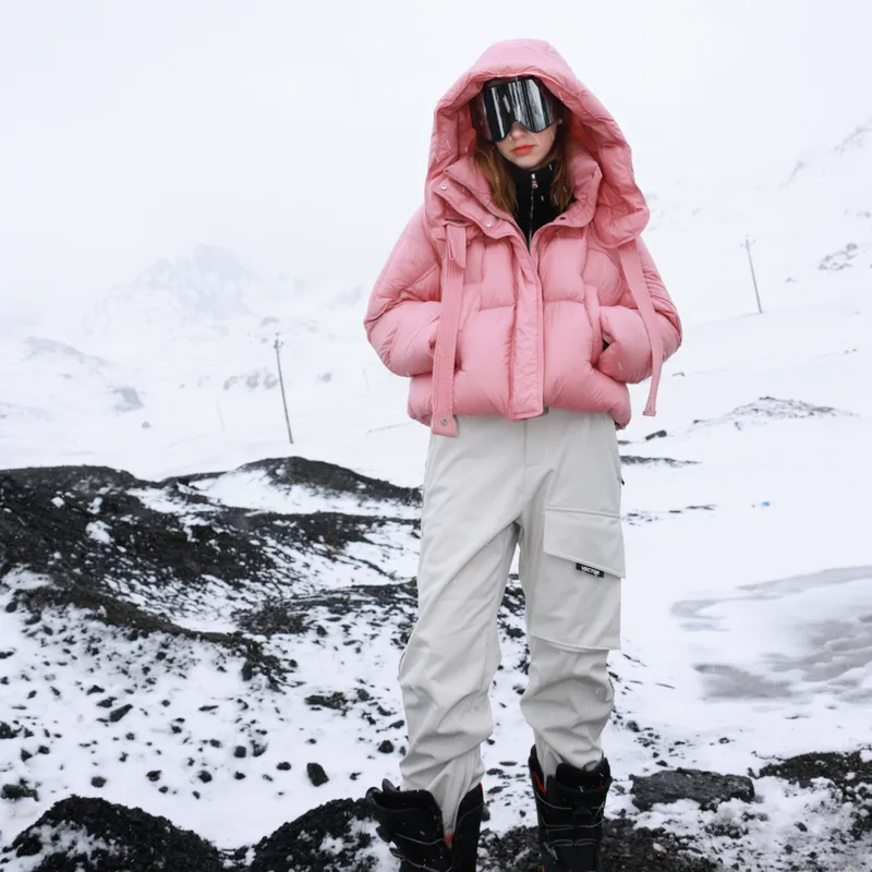 3COLOUR Down Jacket Women's Peach Pink-5