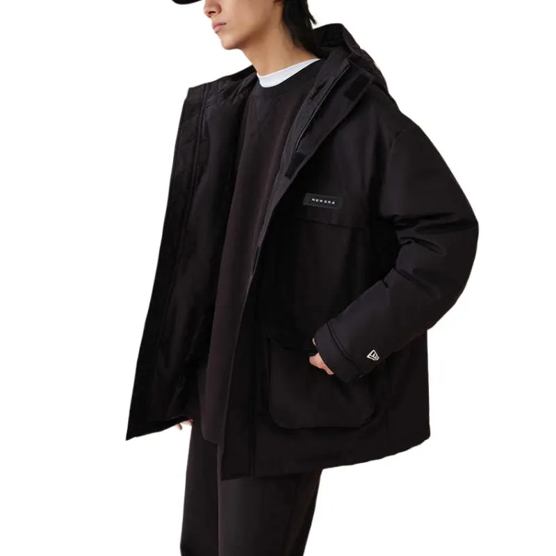 New Era FW24 Down Jacket Unisex Black-2