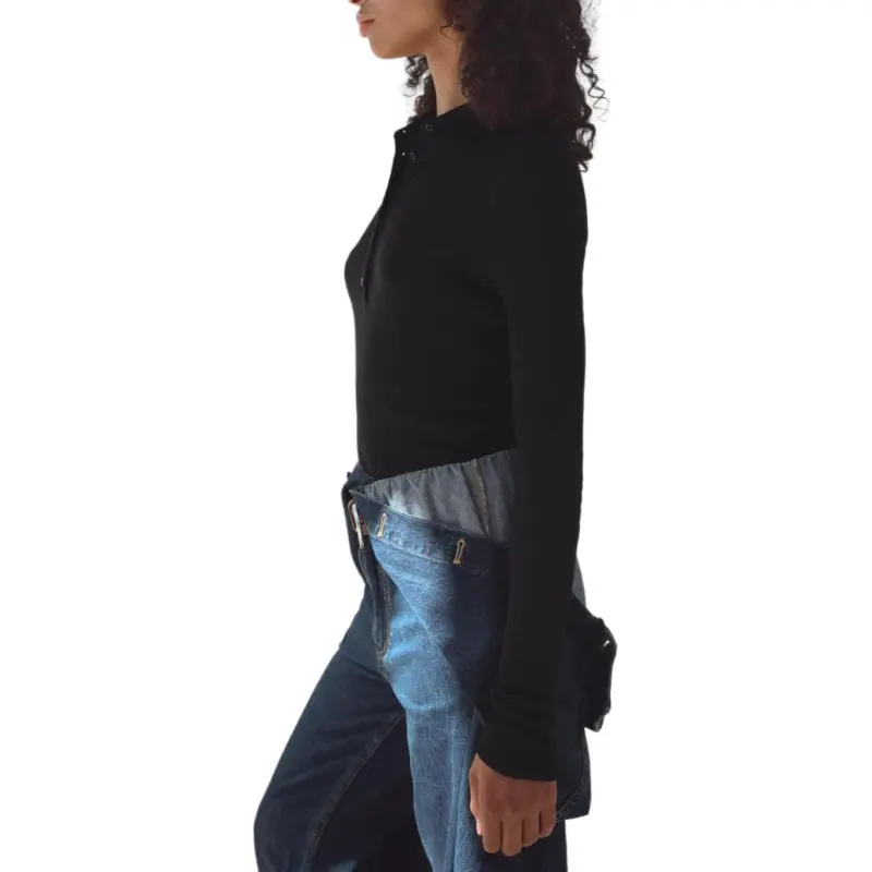 ZARA Regular T-Shirt Women's Black-2