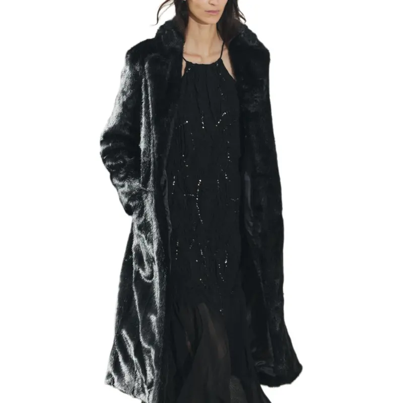 ZARA ZW Series Coats Women's Black-3