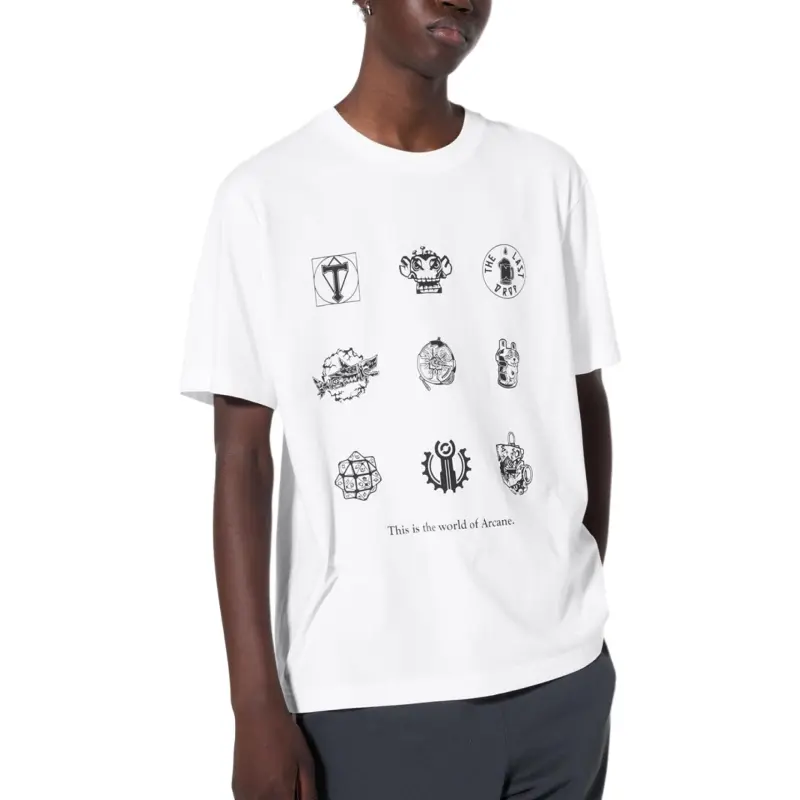 Lol X UNIQLO League Of Legends Collaboration T Shirts Unisex White-1