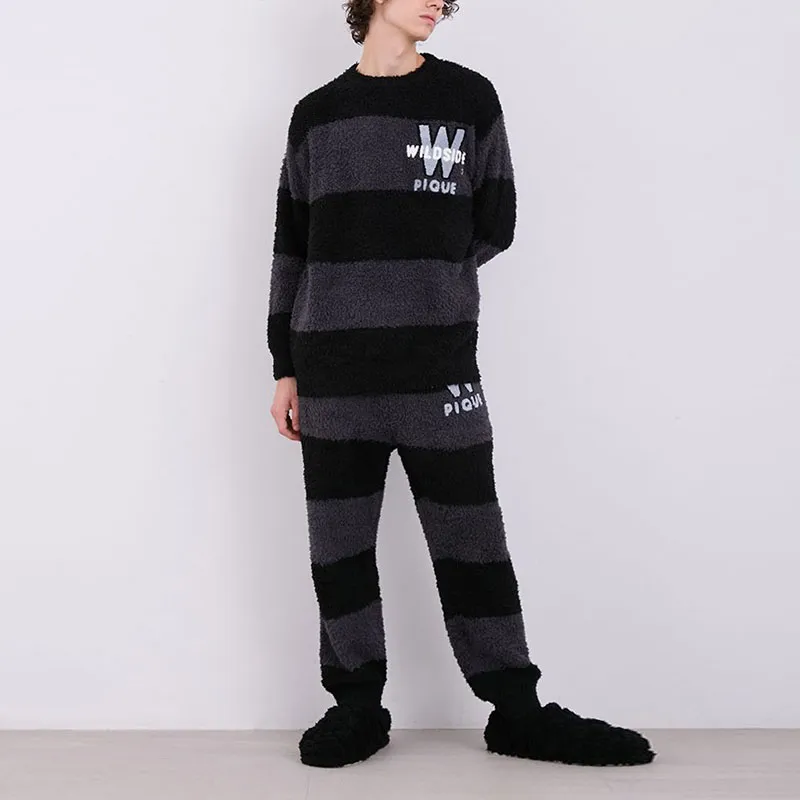 Gelato Pique X Yohji Yamamoto GELATO PIQUE Co branded Model Sweaters Unisex Black-4