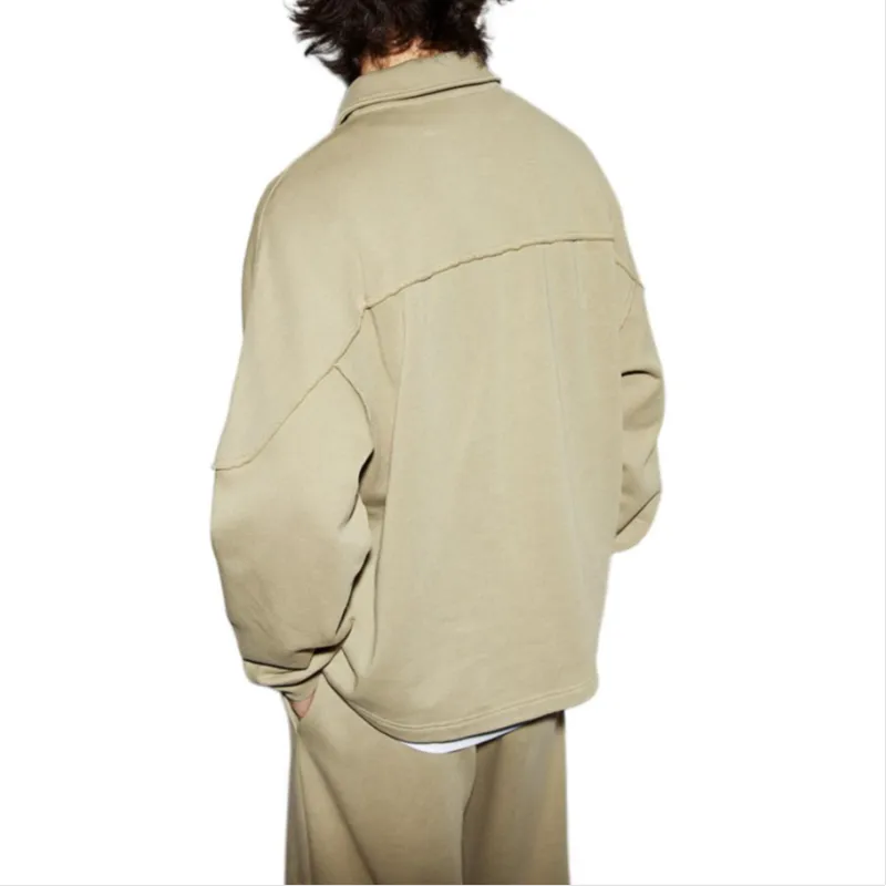 H&M Sweatshirts Men Beige-3