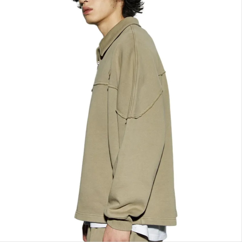 H&M Sweatshirts Men Beige-2