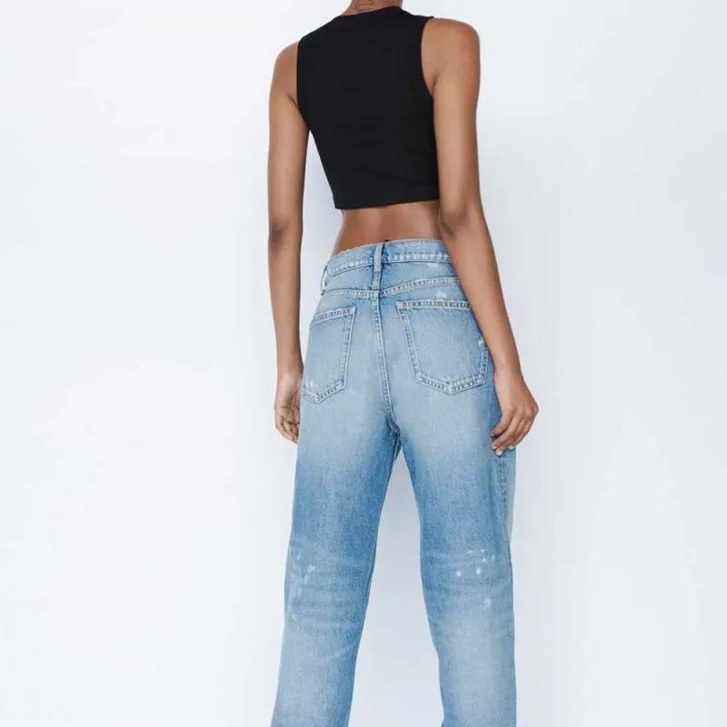 ZARA T Shirt Women's Black-4