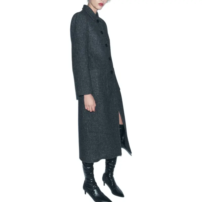 ZARA ZW Series Coats Women's Gray-2