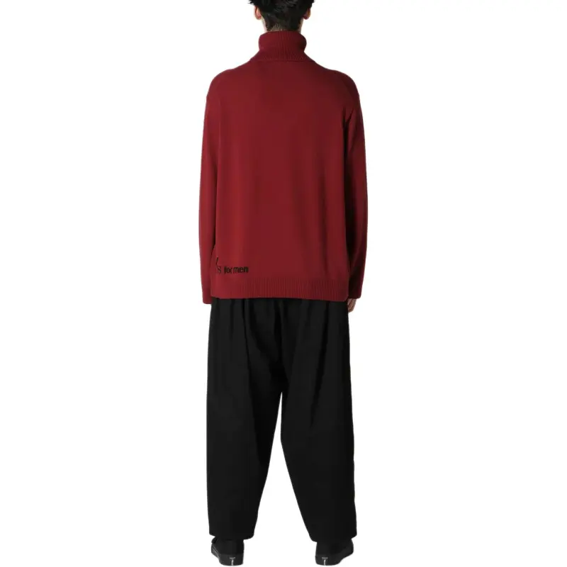Yohji Yamamoto Y's For Men FW24 Sweater Unisex Red-3