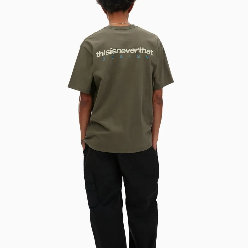 Thisisneverthat SS24 DSN Logo Tee T Shirt Unisex Olive-3