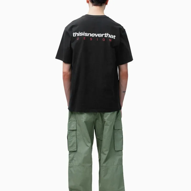 Thisisneverthat SS24 DSN Logo Tee T Shirt Unisex Black-2