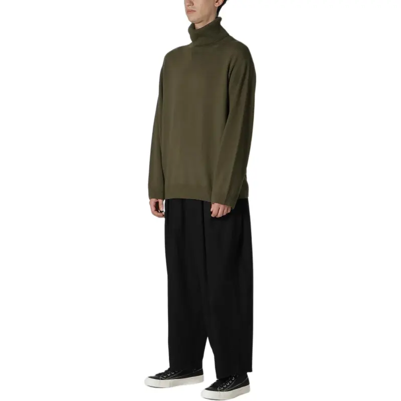 Yohji Yamamoto Y's For Men FW24 Sweater Unisex Khaki-2