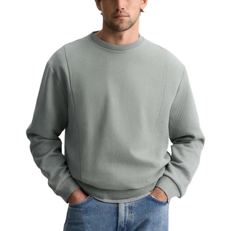 ZARA Sweatshirt Men's Dark Green-6