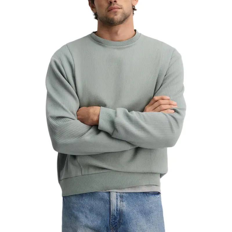ZARA Sweatshirt Men's Dark Green-4