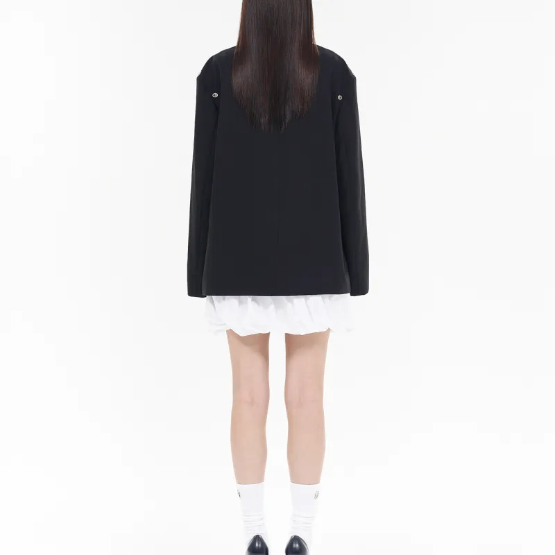 WE11DONE Eyelet Blazer-4