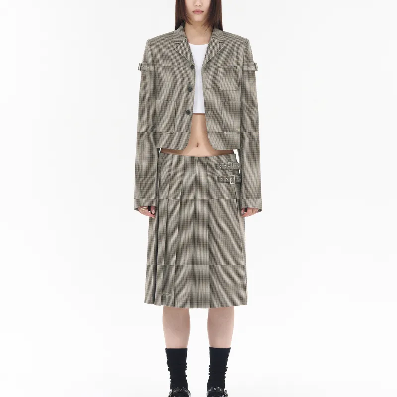 WE11DONE Belted Blazer-3