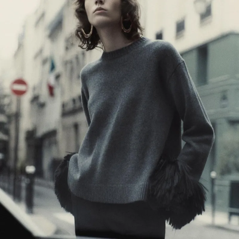 ZARA Sweaters Women's Gray-2