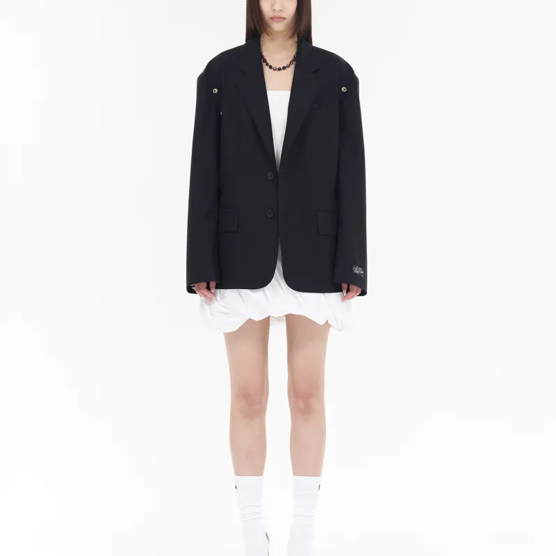 WE11DONE Eyelet Blazer-3