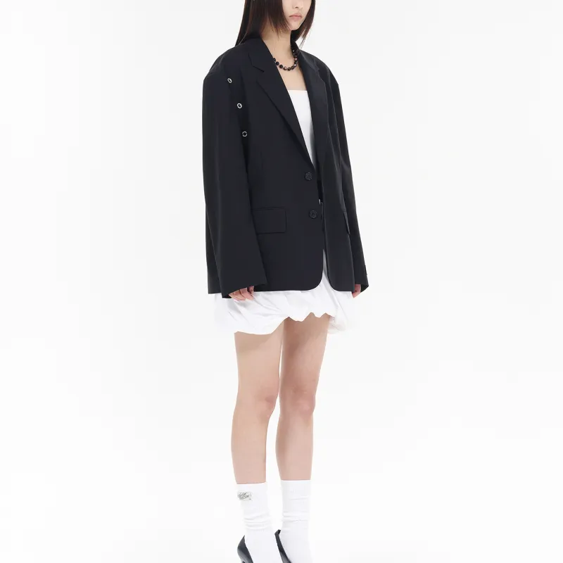 WE11DONE Eyelet Blazer-2