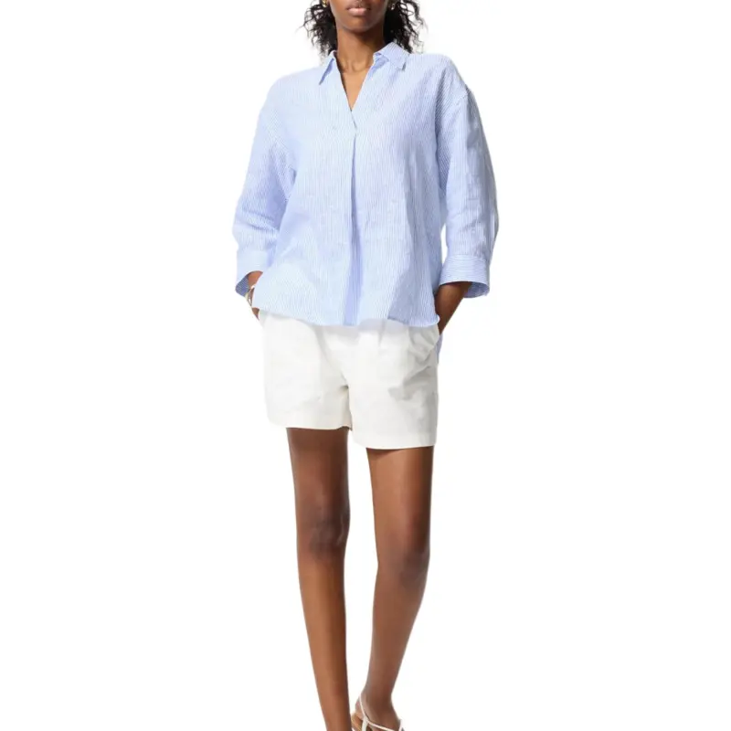 UNIQLO Shirts Women's Sky Blue-2