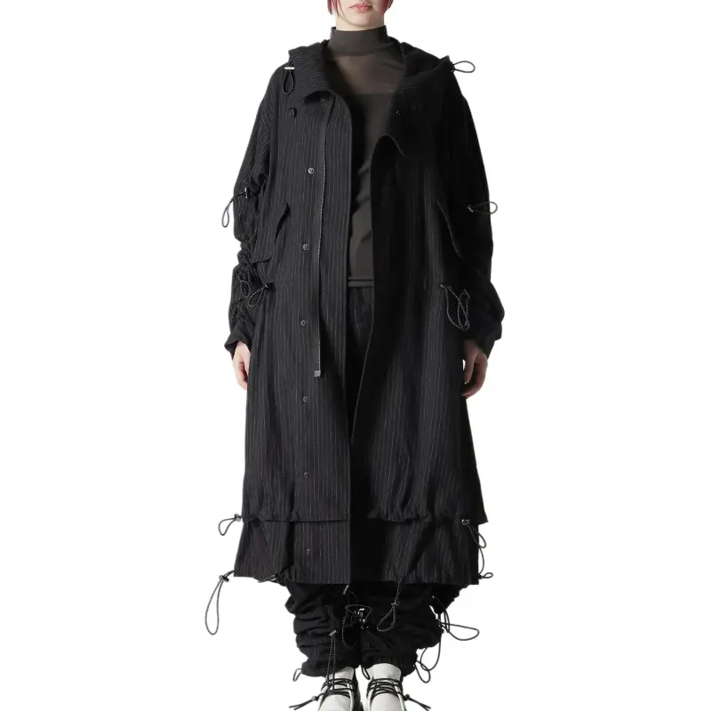 Yohji Yamamoto FW24 Coats Women's Black-2