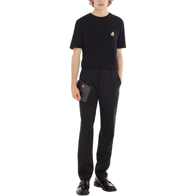 Maison Kitsune Speedy Fox Patch Comfort T Shirt-3