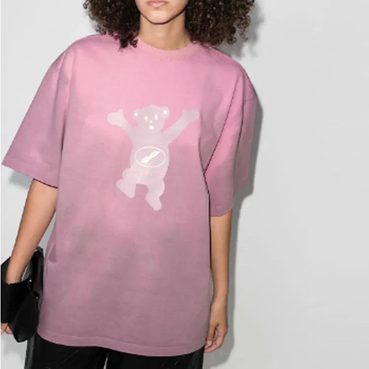 WE11DONE Teddy Bear Graphic print T shirt-2