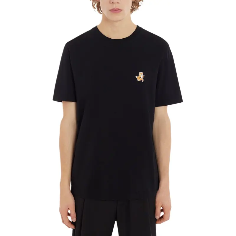 Maison Kitsune Speedy Fox Patch Comfort T Shirt-2