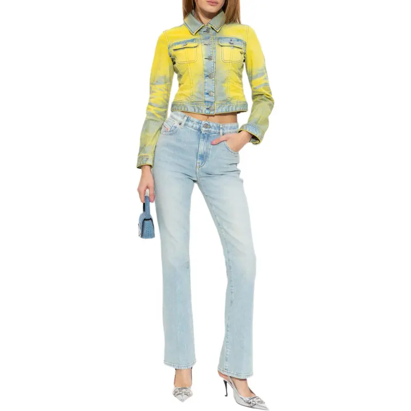 DIESEL De-Slimmy-S Cropped Denim Jacket-1