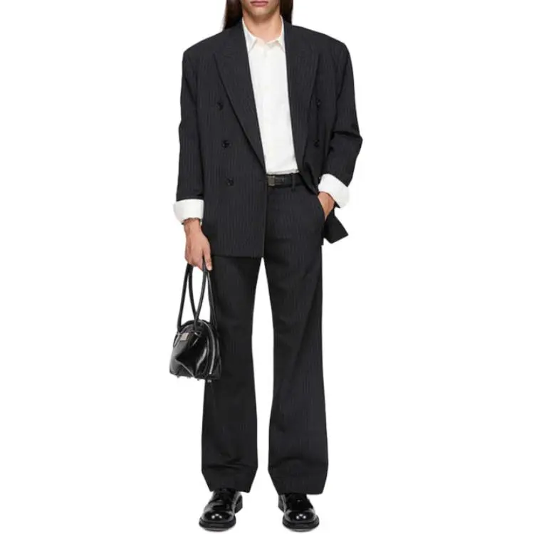 Acne Studios Pinstripe Tailored Trousers-2