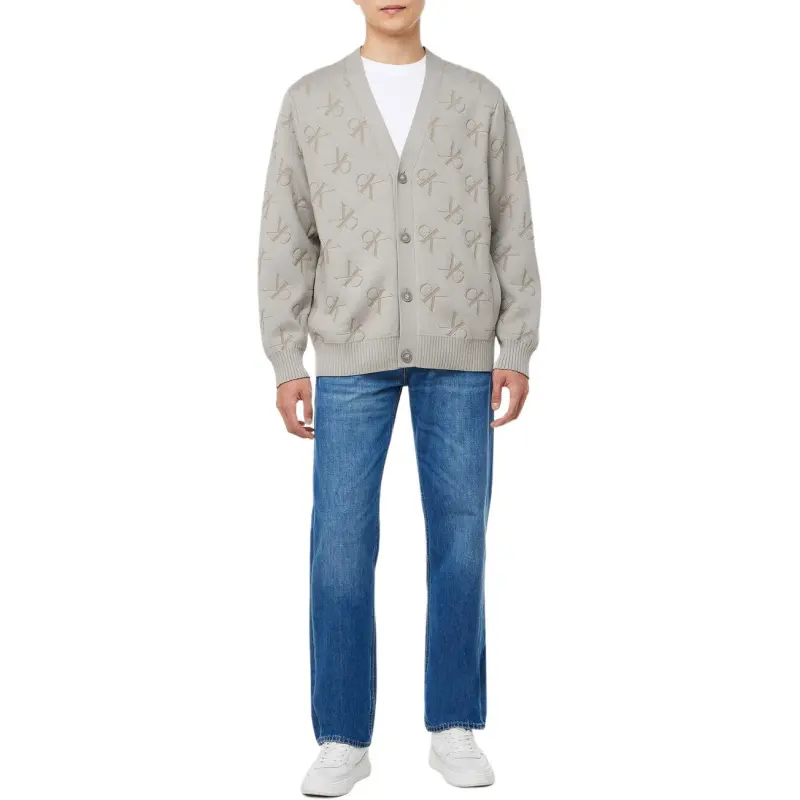CALVIN KLEIN Knitwear Men's Beige Khaki-4