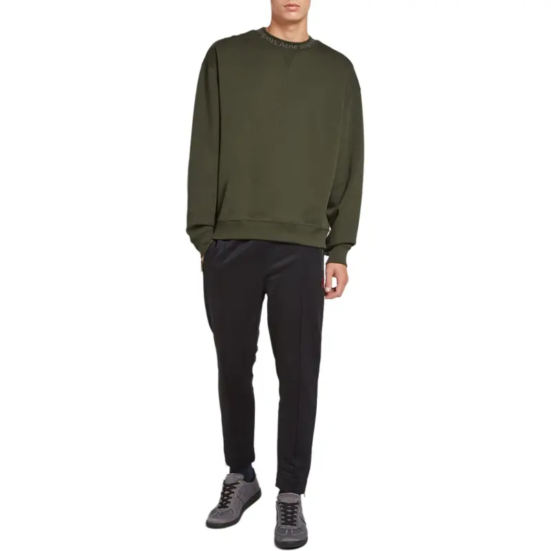 Acne Studios Sweatshirt Men's Dark Green-3