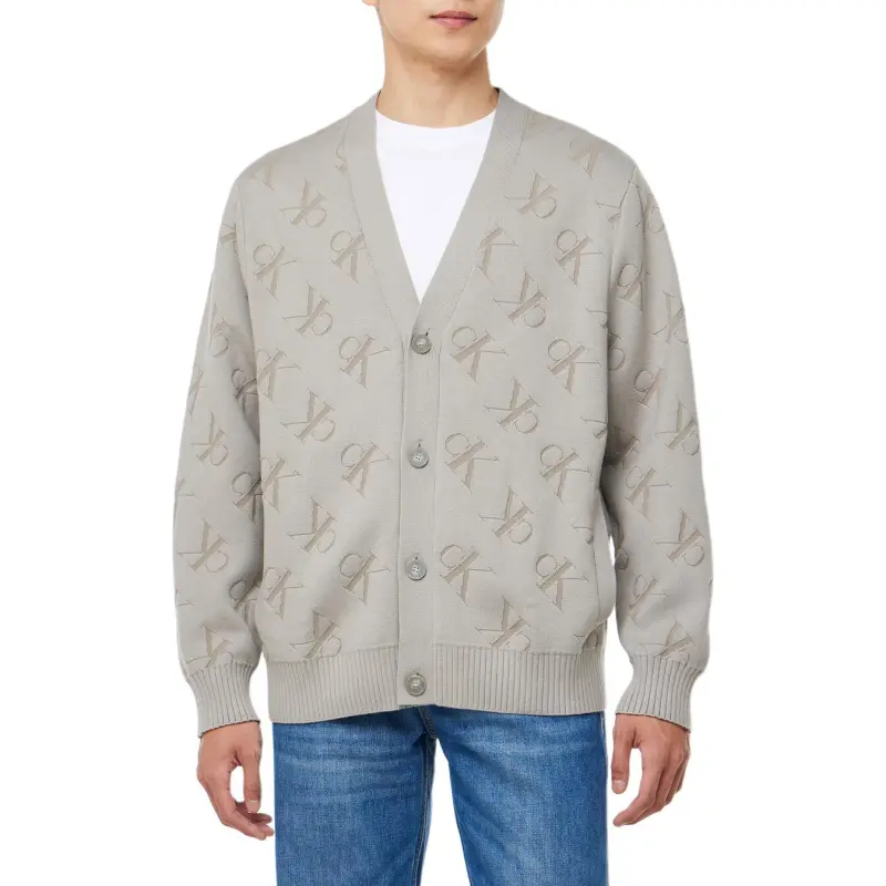 CALVIN KLEIN Knitwear Men's Beige Khaki-3