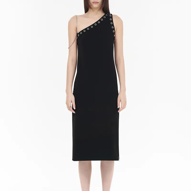 WE11DONE Slip Dresses Women's Black-4