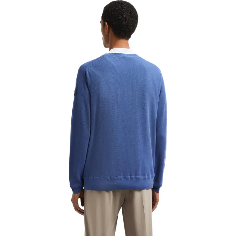 Moncler SS25 Sweater Men's Cobalt Blue-2