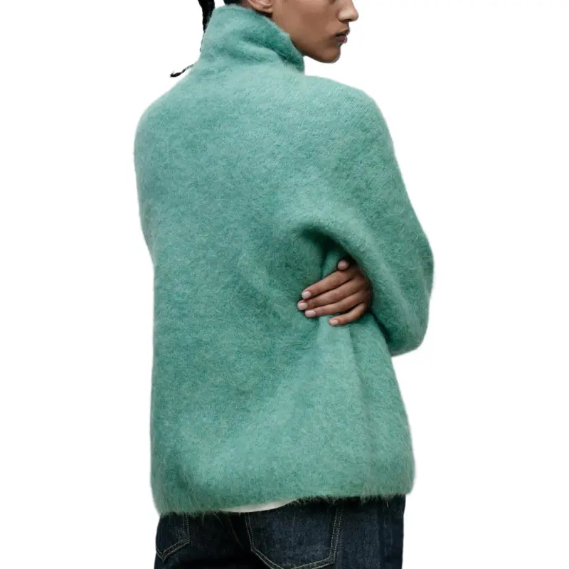 ZARA Knitwear Women's Aqua Green-3