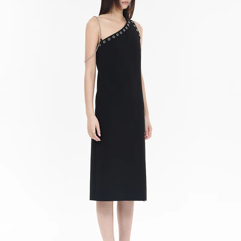 WE11DONE Slip Dresses Women's Black-3