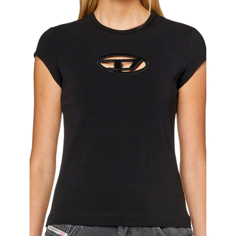 DIESEL T Angie T Shirt 'Black'-5