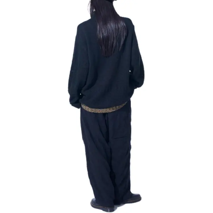 Yohji Yamamoto S'YTE FW24 Casual Pants Unisex Black-4