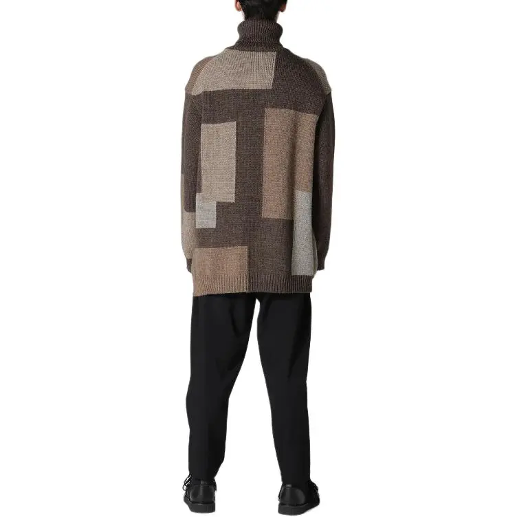 Yohji Yamamoto POUR HOMME FW24 Sweater Men's Brown-2