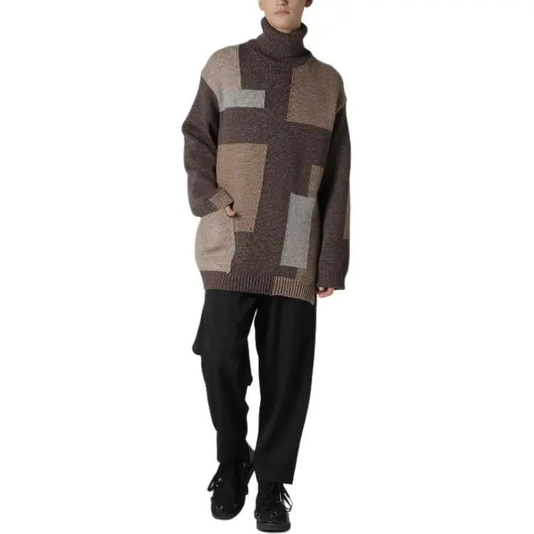 Yohji Yamamoto POUR HOMME FW24 Sweater Men's Brown-6
