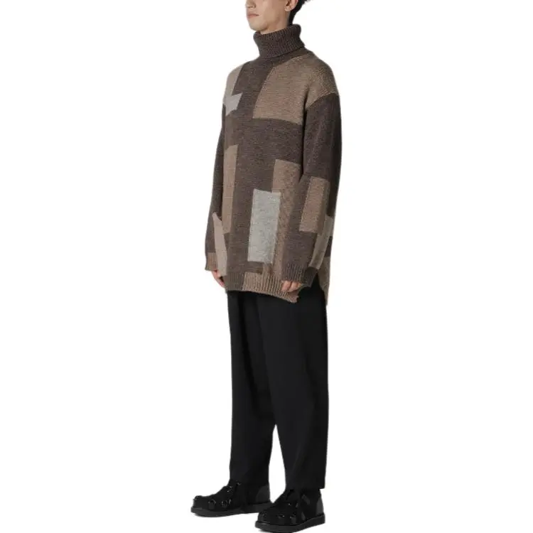 Yohji Yamamoto POUR HOMME FW24 Sweater Men's Brown-5