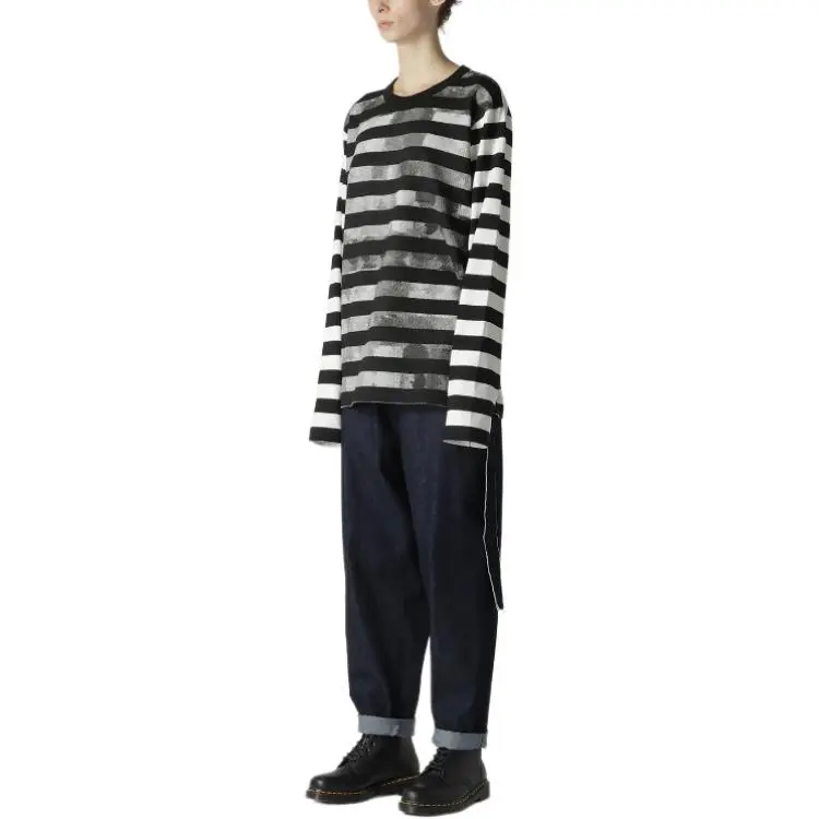 Yohji Yamamoto T Shirt Unisex Black White-4