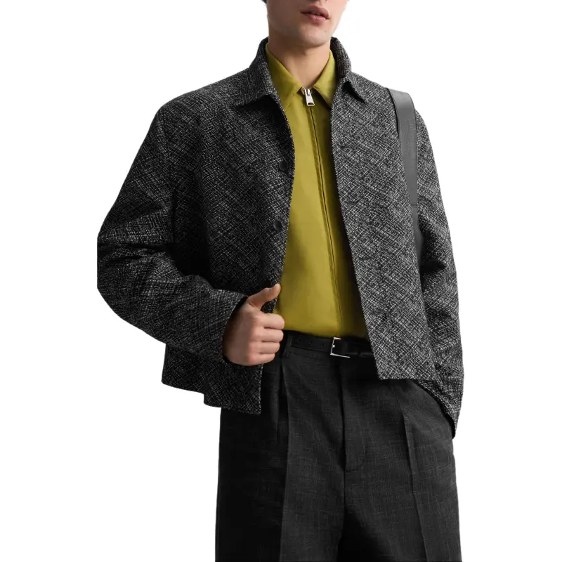 ZARA Jackets Coats Men's Black/White-5
