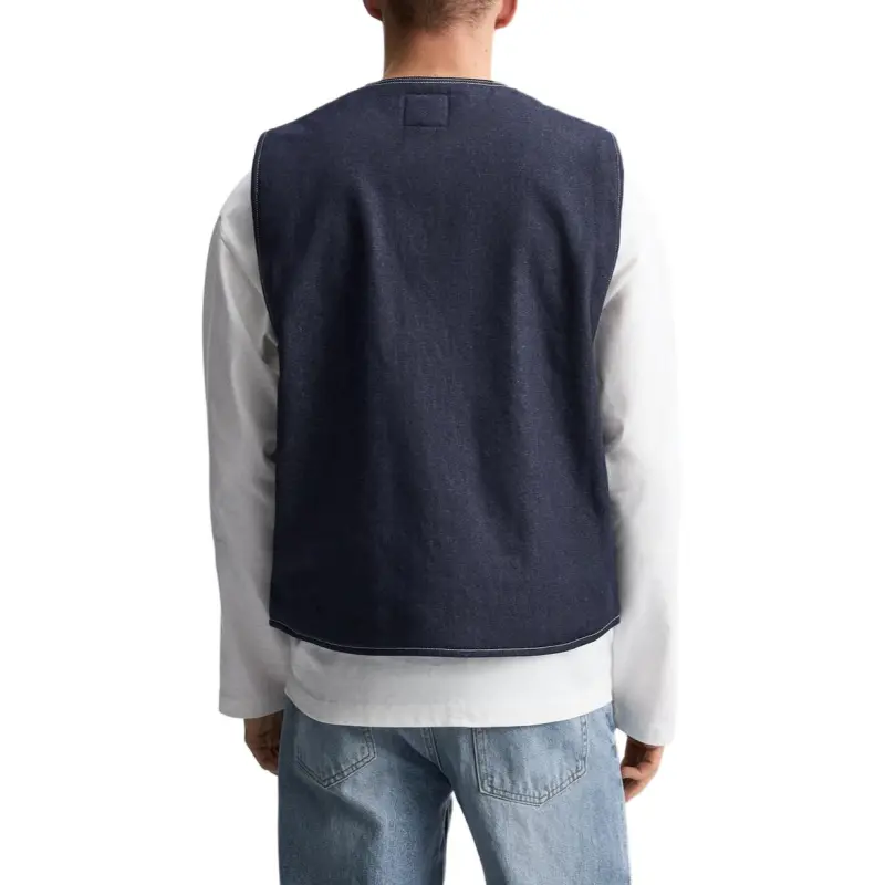 ZARA Vests Men Blue-2