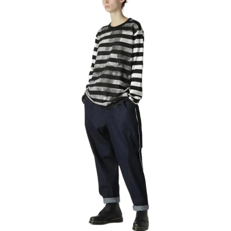 Yohji Yamamoto T Shirt Unisex Black White-2