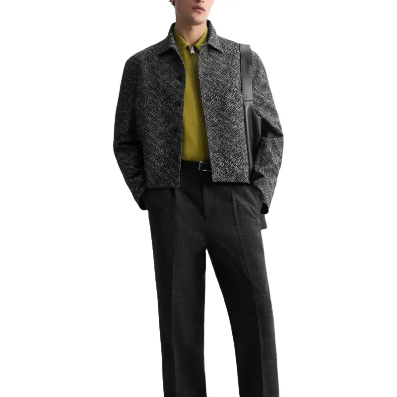 ZARA Jackets Coats Men's Black/White-4