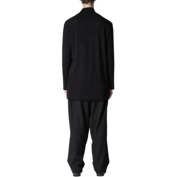 Yohji Yamamoto Asymmetric-design Polo Shirt-3