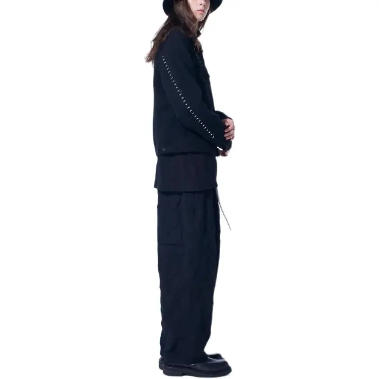 Yohji Yamamoto S'YTE FW24 Casual Pants Unisex Black-6