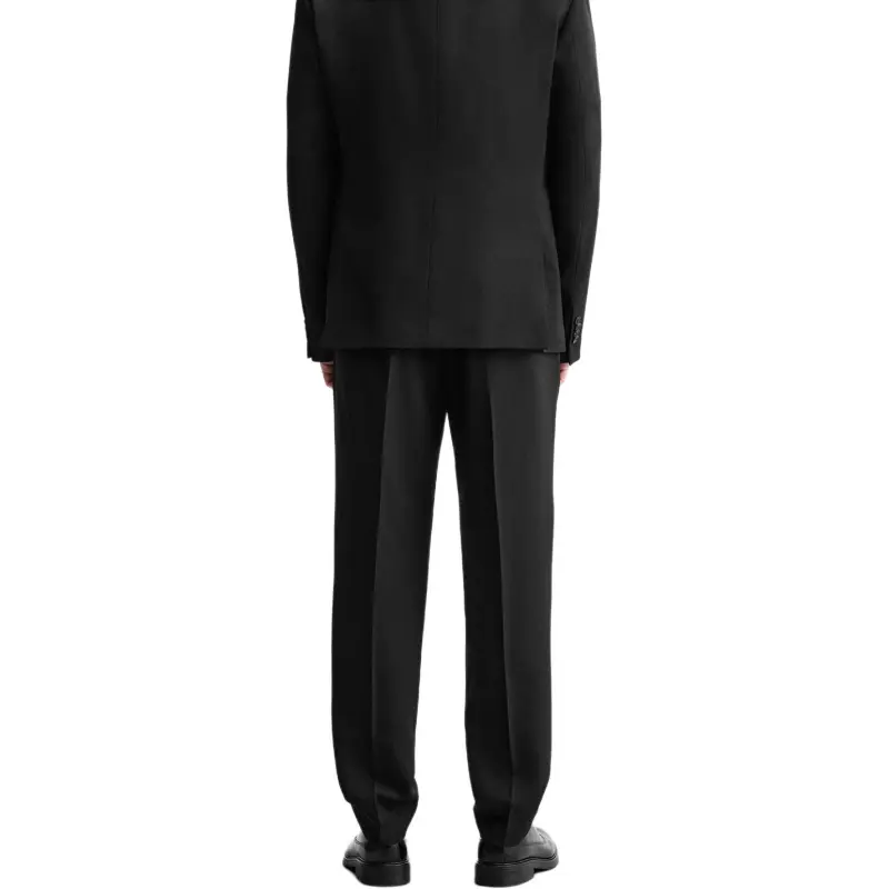 ZARA Suit Trousers Men Black-4
